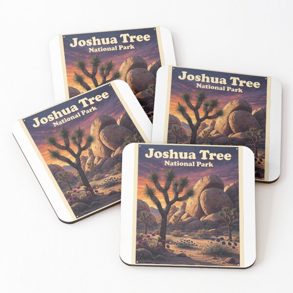 Item preview, Joshua Tree National Park Mojave Desert California Illustration designed and sold by The Souvenir Dept..