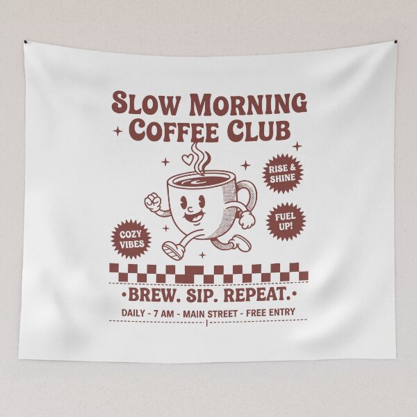 Item preview, Breakfast Slow Morning Coffee Club Brunch Lovers designed and sold by LuminOrb.