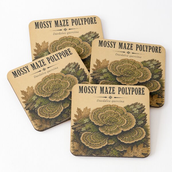 Item preview, Mossy Maze Polypore Mushroom designed and sold by StudioBloodmoon.