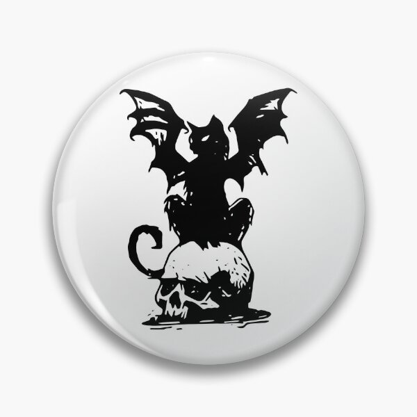 Item preview, Cat Bat Skull designed and sold by ChatNoir01.