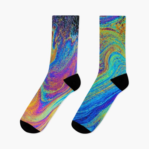 Item preview, Oil slick rainbow pattern designed and sold by BlueLineLAX.