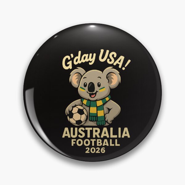 Item preview, Gday USA Australia Football 2026 Koala Fan Tee designed and sold by EXATEES  ⭐⭐⭐⭐⭐.