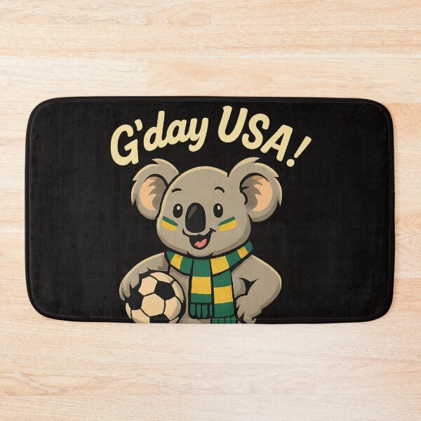 Item preview, Gday USA Australia Football 2026 Koala Fan Tee designed and sold by EXATEES  ⭐⭐⭐⭐⭐.