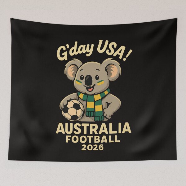 Item preview, Gday USA Australia Football 2026 Koala Fan Tee designed and sold by EXATEES  ⭐⭐⭐⭐⭐.