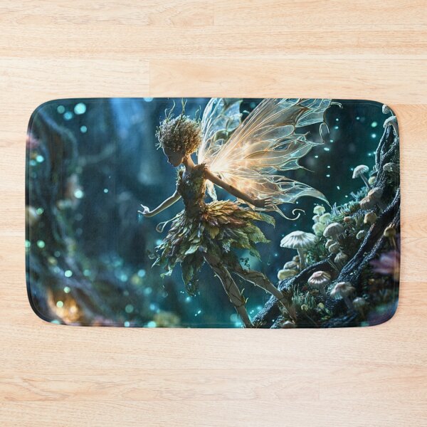 Item preview, Mystical Forest Fairy With Glowing Wings designed and sold by Storybook Botanica.