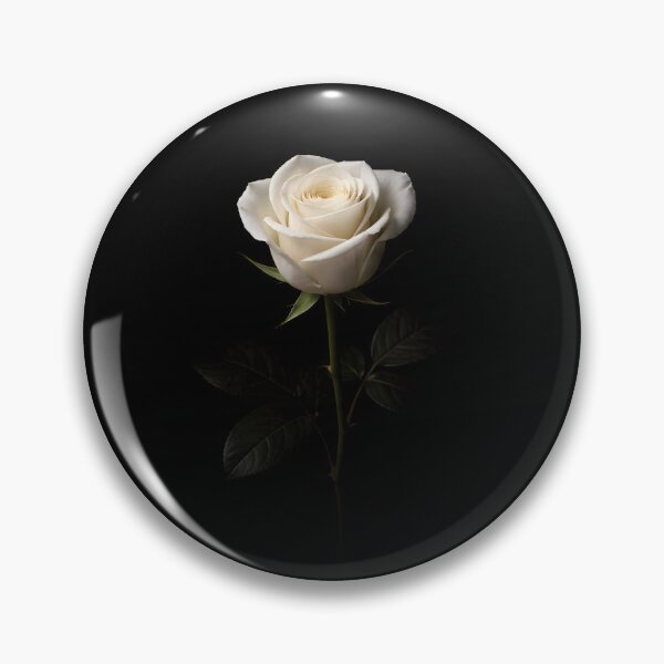 Item preview, Elegant White Rose Flower Minimalist Floral Design designed and sold by bellaever.