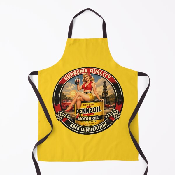 Item preview, Pennzoil Motor Oil Brand Pin Up Girl Design designed and sold by FutureTraveller.