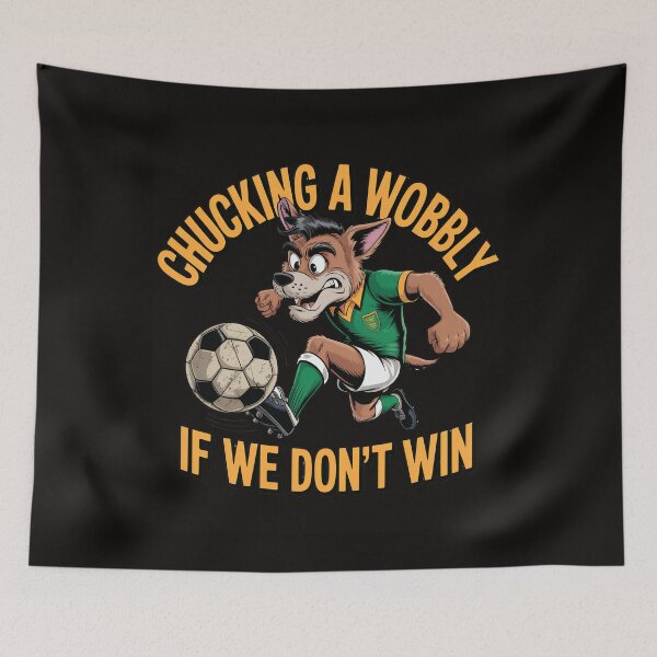Item preview, Chucking A Wobbly Funny Australian Football Supporter Tee designed and sold by EXATEES  ⭐⭐⭐⭐⭐.
