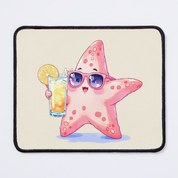 Item preview, Pink Starfish Drink designed and sold by DariaCraft.