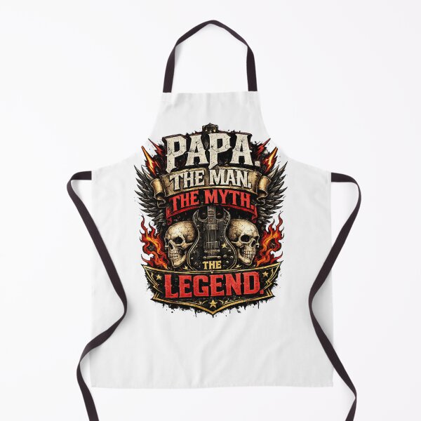 Item preview, Papa The Legend Rock Metal Guitar Design designed and sold by LeCoinDeFredPro.