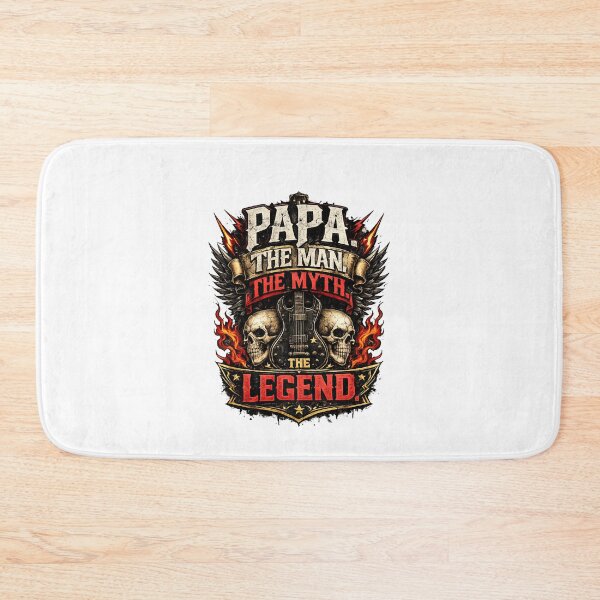 Item preview, Papa The Legend Rock Metal Guitar Design designed and sold by LeCoinDeFredPro.