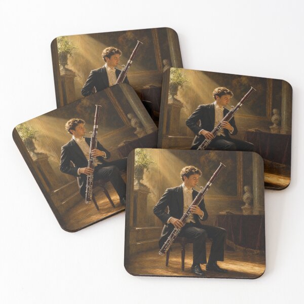 Item preview, Celestial Bassoon Solo: Baroque Light and Shadow Masterpiece designed and sold by DoReMiStudio.