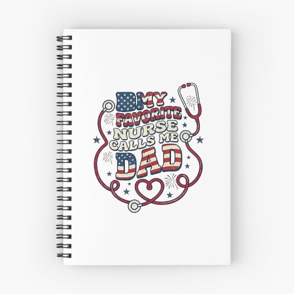 Item preview, My Favorite Nurse Calls Me Dad Shirt | Proud Dad Nurse Father's Day Gift, Patriotic USA Nursing Dad Design Classic T-Shirt  designed and sold by podlook.