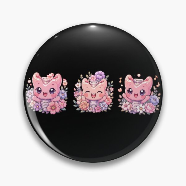 Item preview, Kawaii Larynx flowers and speech therapy designed and sold by DamioPolArt.
