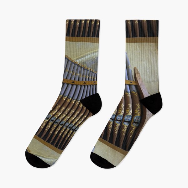 Item preview, Gilded Vintage Church Organ Pipes Photography designed and sold by pinkal.