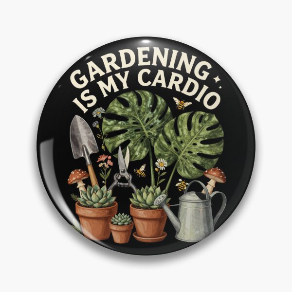 Item preview, GARDENING IS MY CARDIO FUNNY GARDENER T-SHIRT designed and sold by Estte-creative.