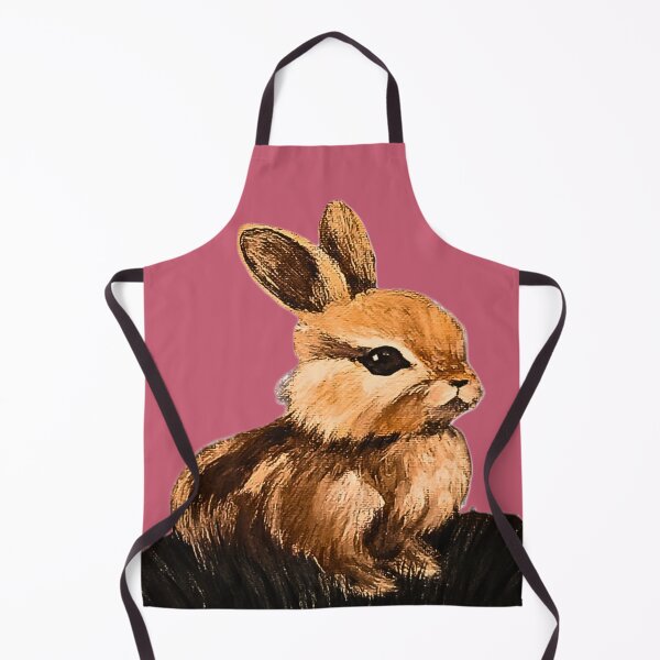 Item preview, Vintage Woodland Bunny Rabbit Painting designed and sold by ArtistsAtticWI.