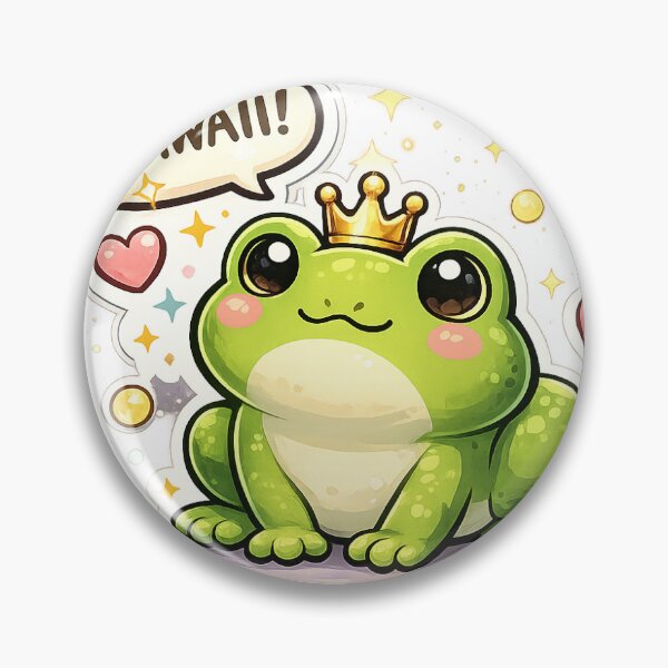 Item preview, Tiny Frog Big King designed and sold by Happy Ghost Studio.