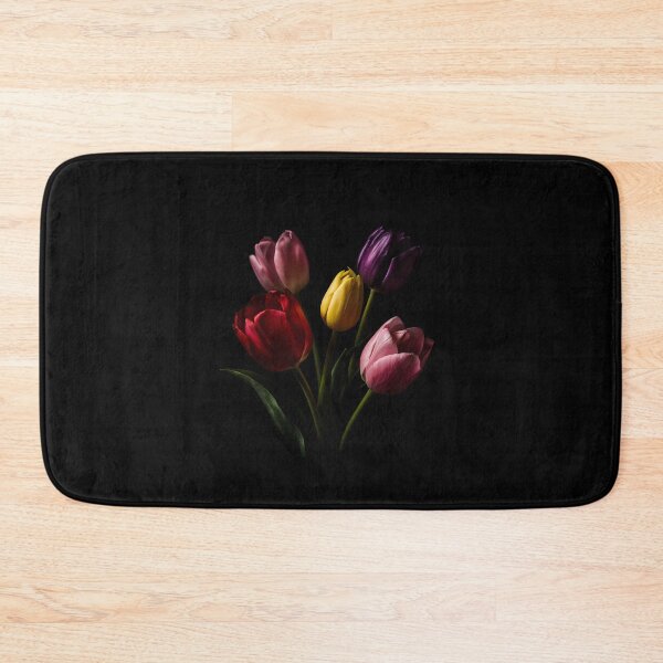 Item preview, Vibrant Tulips Dark Floral Aesthetic Bloom designed and sold by bellaever.