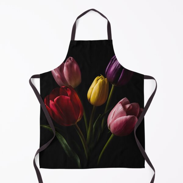 Item preview, Vibrant Tulips Dark Floral Aesthetic Bloom designed and sold by bellaever.