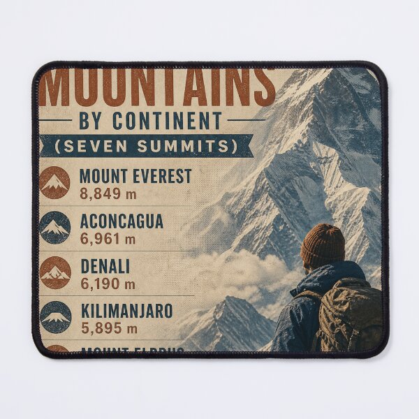 Item preview, Seven Summits Vintage Expedition Poster Design designed and sold by Jandedan.