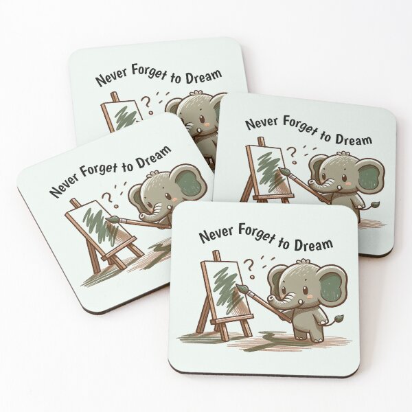 Item preview, Cute Artist Elephant Painting Canvas – Kawaii Animal Art Lover Design designed and sold by Sachie's Studio.