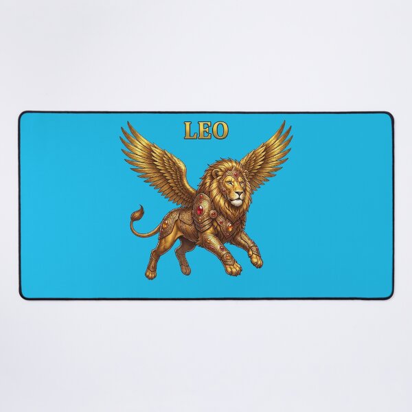 Item preview, Golden Leo Zodiac Winged Lion Design designed and sold by Utopian-Magic.