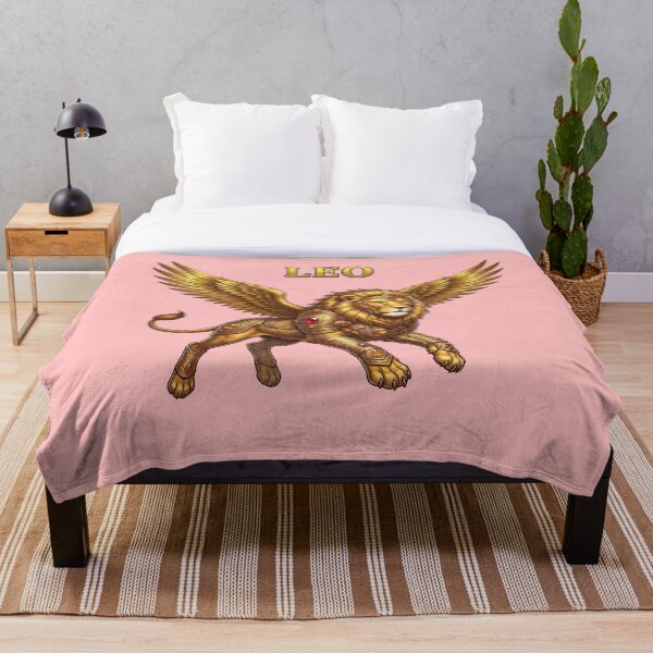 Item preview, Golden Leo Zodiac Winged Lion Design designed and sold by Utopian-Magic.