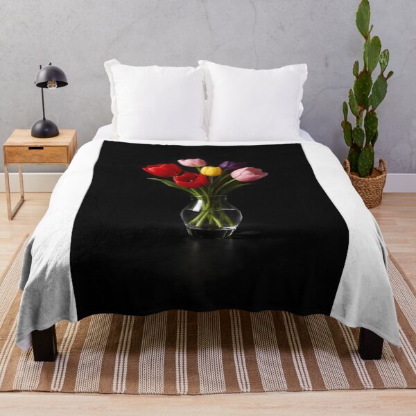 Item preview, Vibrant Colorful Tulips Spring Floral Bloom designed and sold by bellaever.