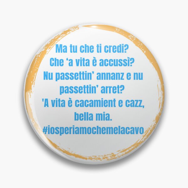 Item preview, Io Speriamo Che Me La Cavo - Classic Movie Quote designed and sold by FantaGhiro87.