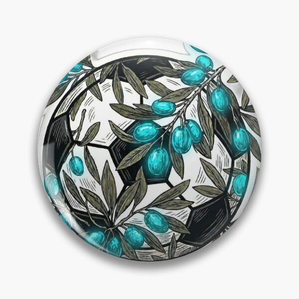 Item preview, Retro 90s Football Olive Tree Branch Blue Soccer 2026 Aesthetic designed and sold by Fatomfatom.