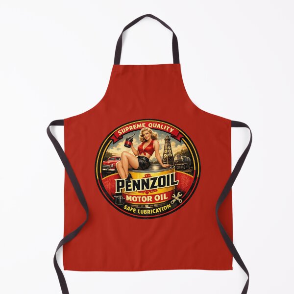 Item preview, Pennzoil Motor Oil - Supeme Quality - Safe Lubrication - Pin Up Girl Design designed and sold by FutureTraveller.