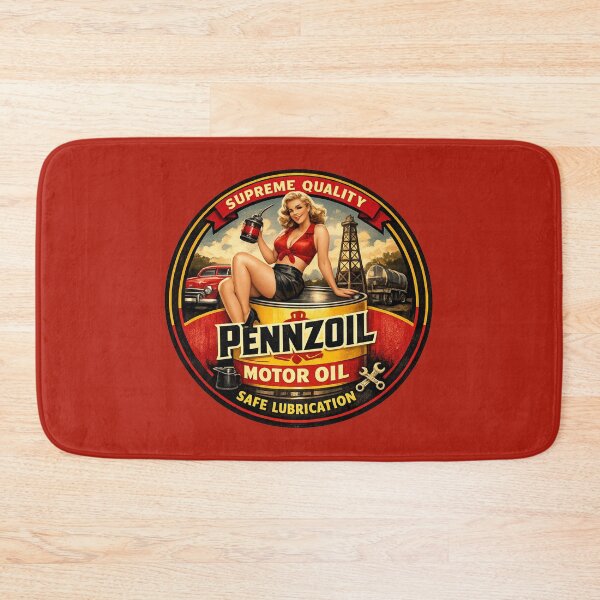 Item preview, Pennzoil Motor Oil - Supeme Quality - Safe Lubrication - Pin Up Girl Design designed and sold by FutureTraveller.