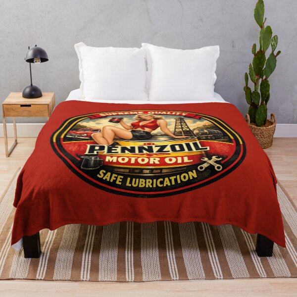 Item preview, Pennzoil Motor Oil - Supeme Quality - Safe Lubrication - Pin Up Girl Design designed and sold by FutureTraveller.