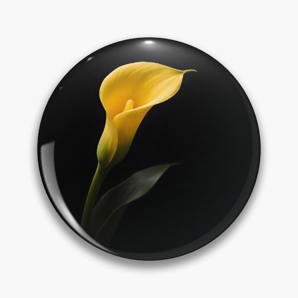 Item preview, Elegant Yellow Calla Lily Flower Botanical Bloom designed and sold by bellaever.