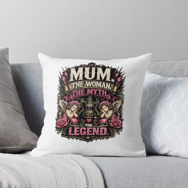 Item preview, Mum The Woman The Myth The Legend Rock Design designed and sold by LeCoinDeFredPro.