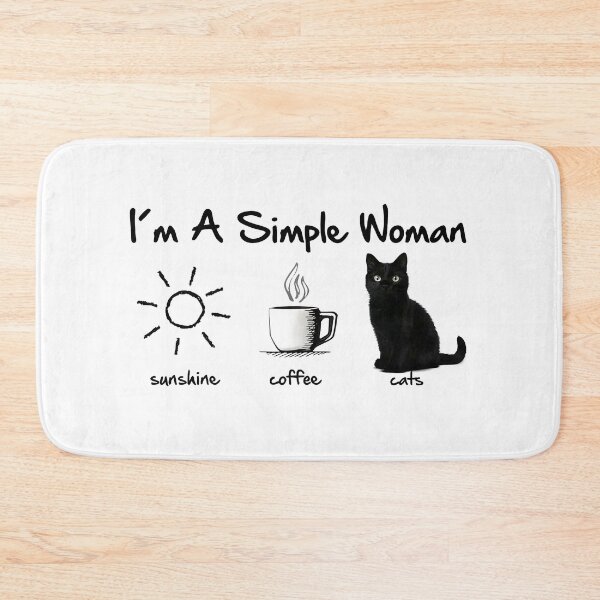 Item preview, Cat lover – Simple woman with sunshine, coffee and cats designed and sold by Mavriboy.