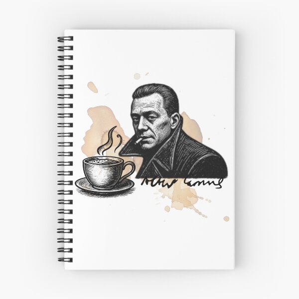 Item preview, Albert Camus and Coffee Culture designed and sold by Writer Quotes.