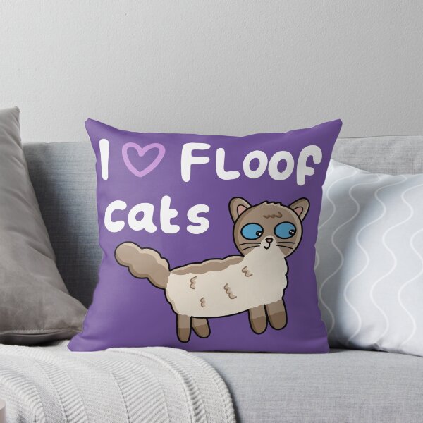 Item preview, I Love Floof Cats (white) designed and sold by Penguin  Parade.