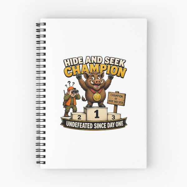 Item preview, Hide And Seek Champion - Funny Hunting Design designed and sold by C6S5M.