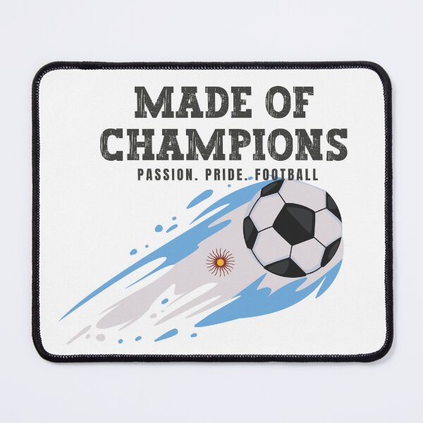 Item preview, Made of Champions Argentina  Soccer Fan T-Shirt | Passion Pride Football designed and sold by PodXDesigns.