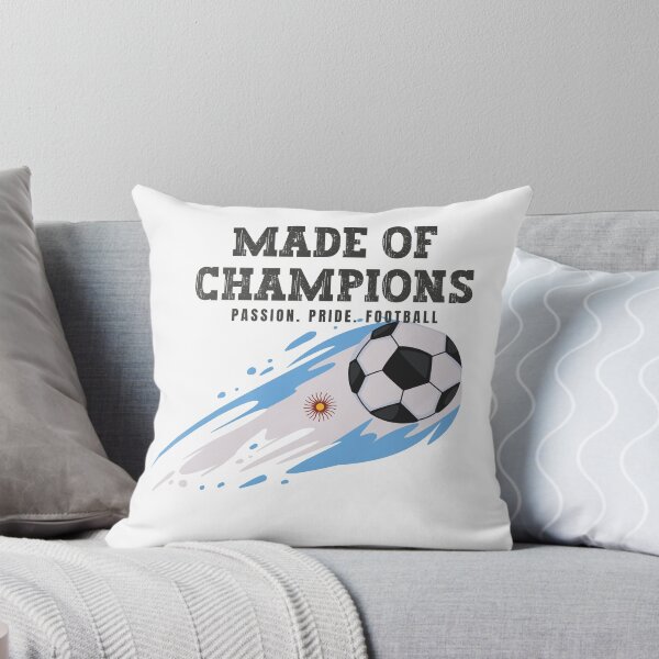 Item preview, Made of Champions Argentina  Soccer Fan T-Shirt | Passion Pride Football designed and sold by PodXDesigns.