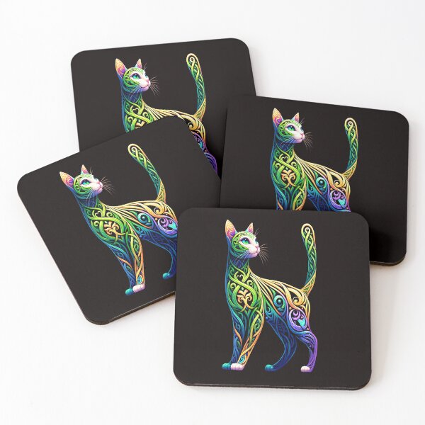 Item preview, Mythical Celtic Knots Norse Cat Art designed and sold by Atteestude.
