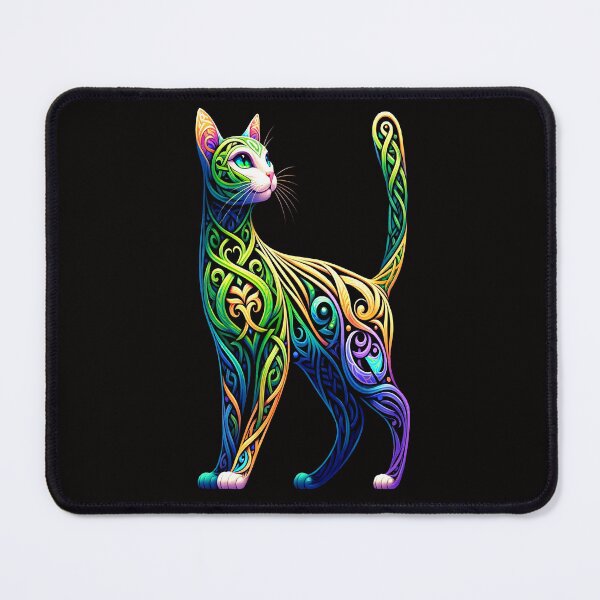 Item preview, Mythical Celtic Knots Norse Cat Art designed and sold by Atteestude.
