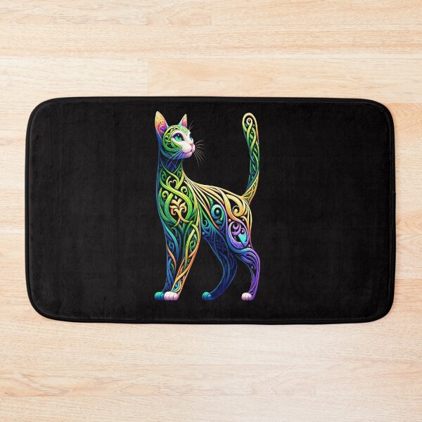 Item preview, Mythical Celtic Knots Norse Cat Art designed and sold by Atteestude.