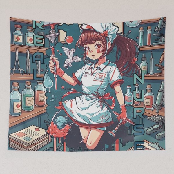 Item preview, Real Nurse: Caring Hearts, Bright Futures designed and sold by Fei Long Design Hub.