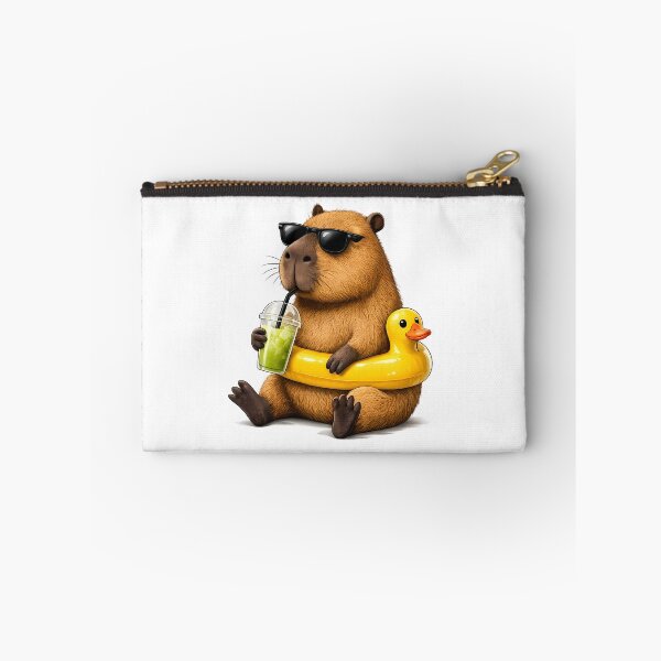 Item preview, Capybara on Vacation designed and sold by freeyurcho.