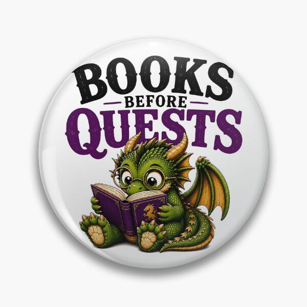 Item preview, Books Before Quests Fantasy Reader Dragon T-Shirt | Book Lover Dragon Reading Design designed and sold by Digital Culture Studio.