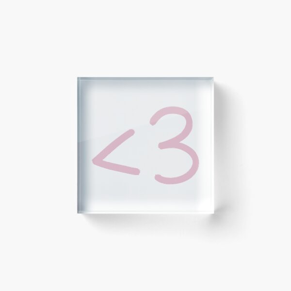 Item preview, Cute Text Heart Less Than Three Pink designed and sold by winterpumpkin.