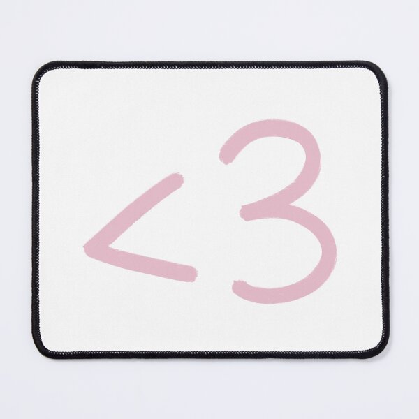 Item preview, Cute Text Heart Less Than Three Pink designed and sold by winterpumpkin.